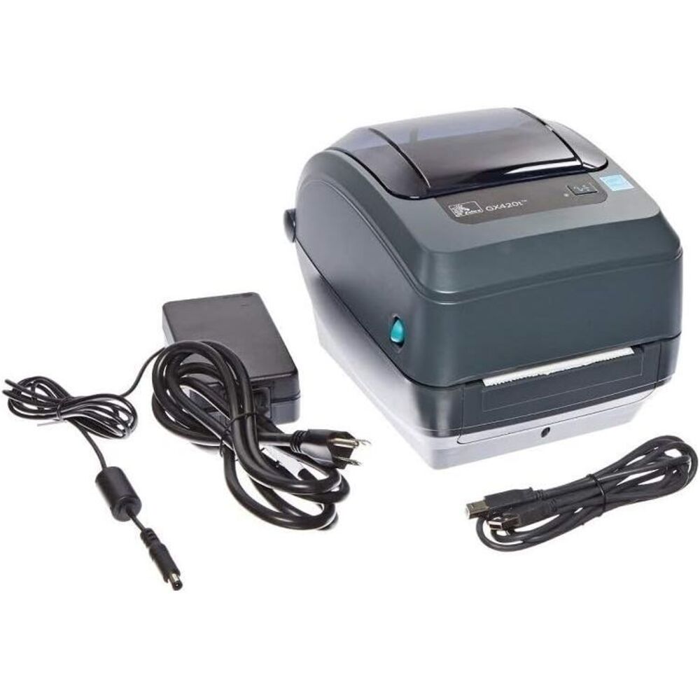 Zebra - GX420t Thermal Transfer Desktop Printer for Labels